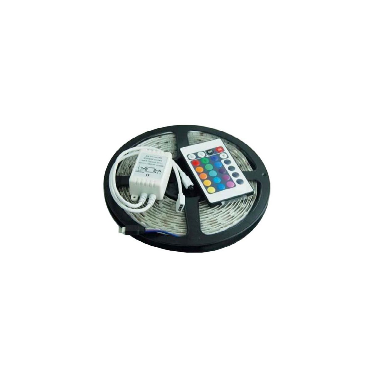 GENERICO - Tira De 300 Led 5mts 3528 Rgb Con Control - SC