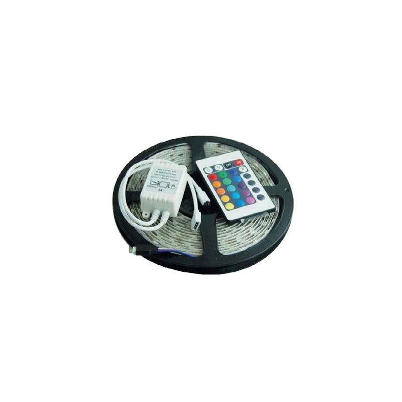 GENERICO - Tira De 300 Led 5mts 3528 Rgb Con Control - SC