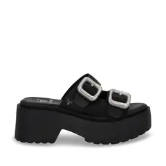GOTTA - Sandalia Mujer Negra Plataforma 45985