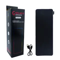 GENERICO - Pad Mouse Gamer Con Luz RGB Medidas 80X30CM USB En Caja