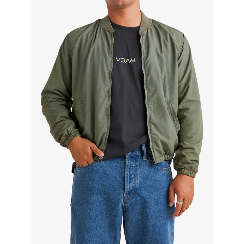 RVCA - Chaqueta Hombre Vacancy Bomber Verde RVCA
