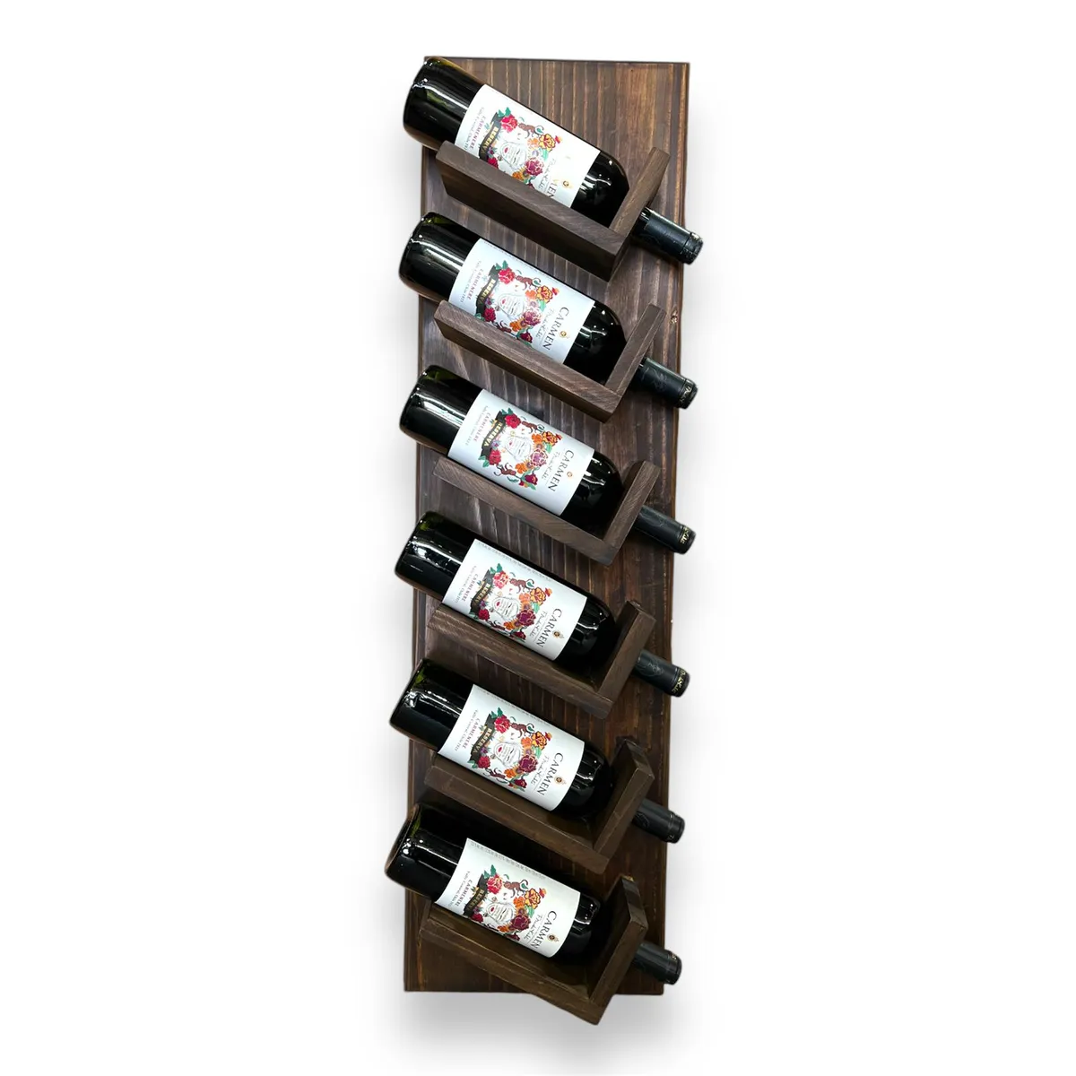 GENERICO - Botellero Torre para pared sentido izquierdo