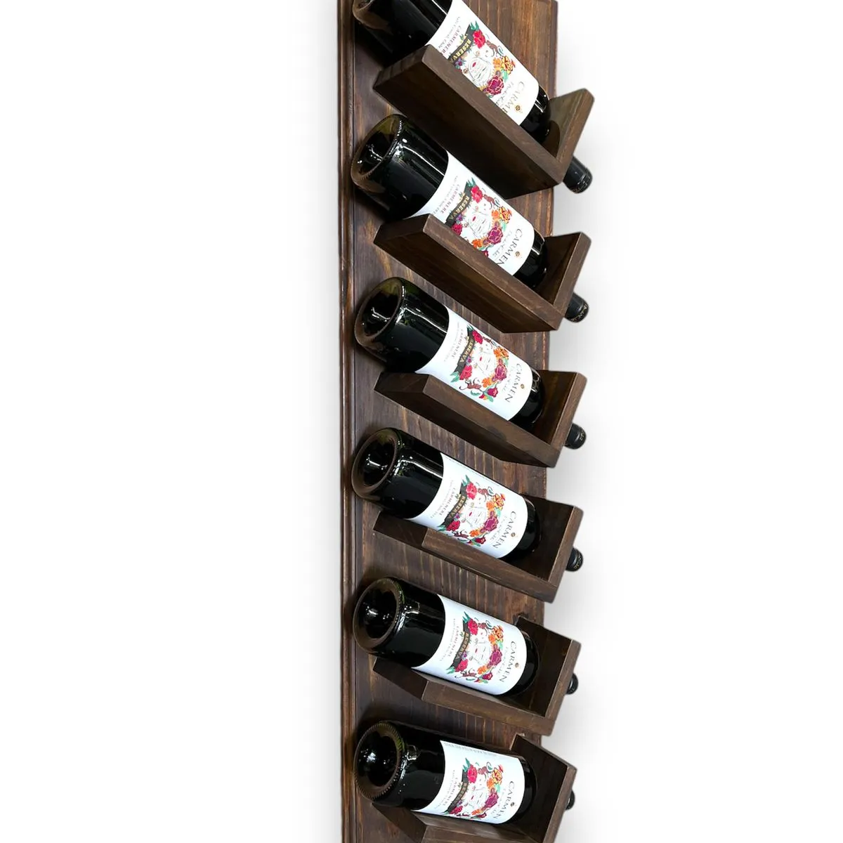 GENERICO - Botellero Torre para pared sentido izquierdo