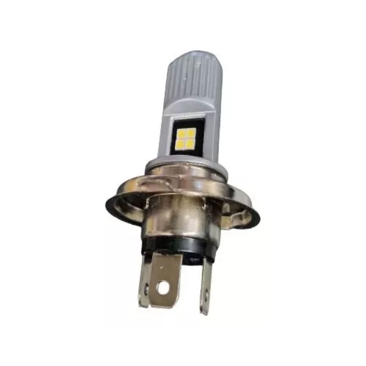 GENERICO - AMPOLLETA H4 PARA MOTO LUZ BLANCA LED
