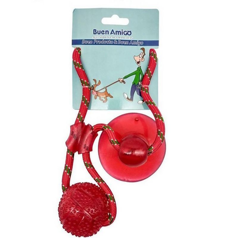 GENERICO - Juguete Interactivo Para Perro Con Cuerda Fija Y Pelota