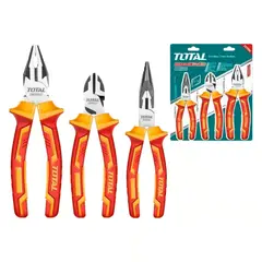 TOTAL TOOLS - JUEGO DE ALICATE ASISLANTE DE 3 PIEZA