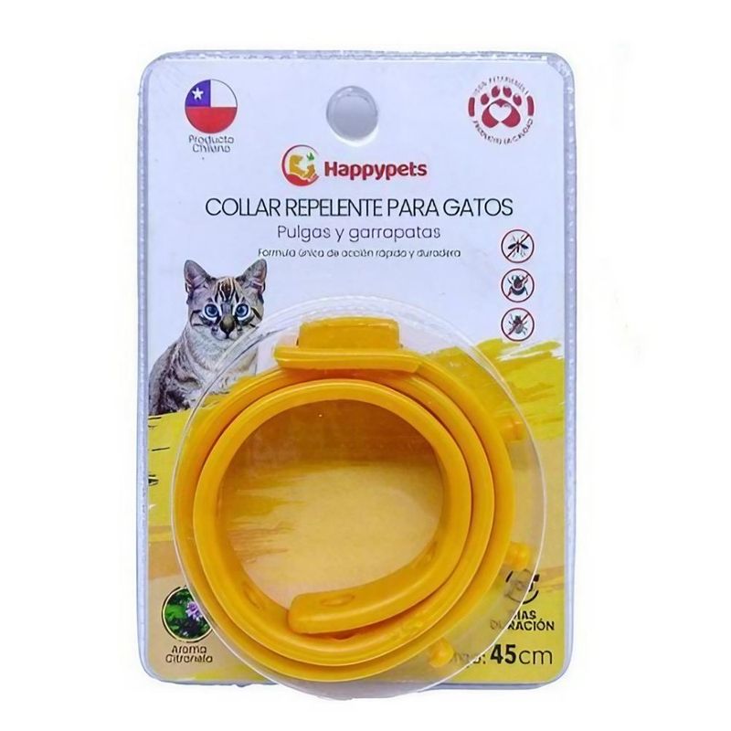 GENERICO - Collar Antipulgas Para Gato Larga Duracion 45cm