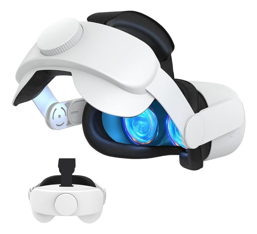 GENERICO Correa Elite Cabeza Para Oculus Quest 2 Comoda Ajustable