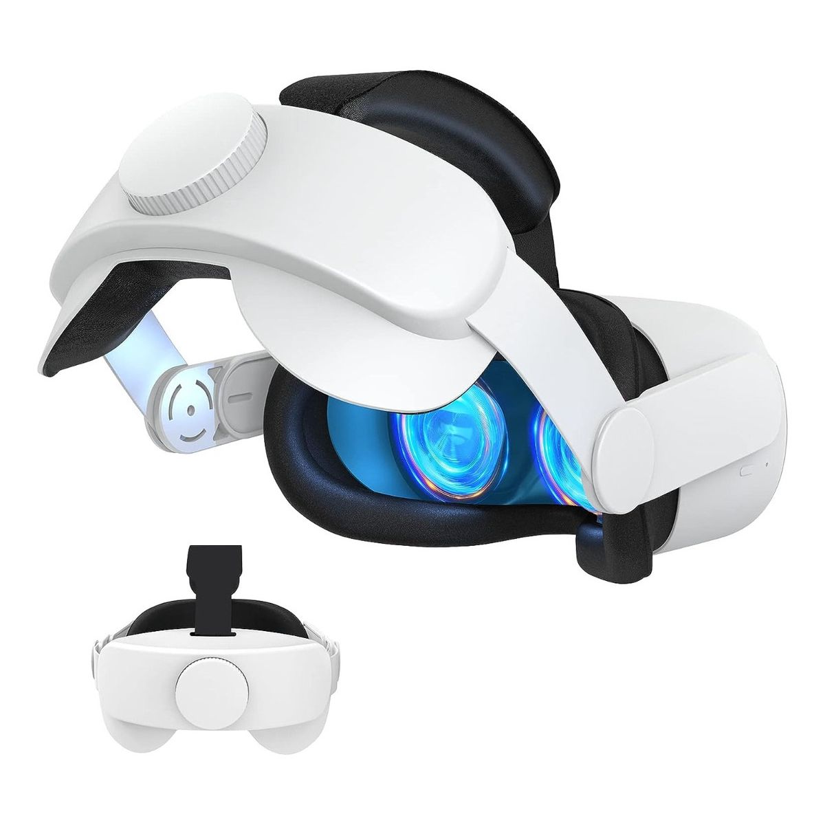 GENERICO - Correa Elite Cabeza Para Oculus Quest 2 Comoda Ajustable