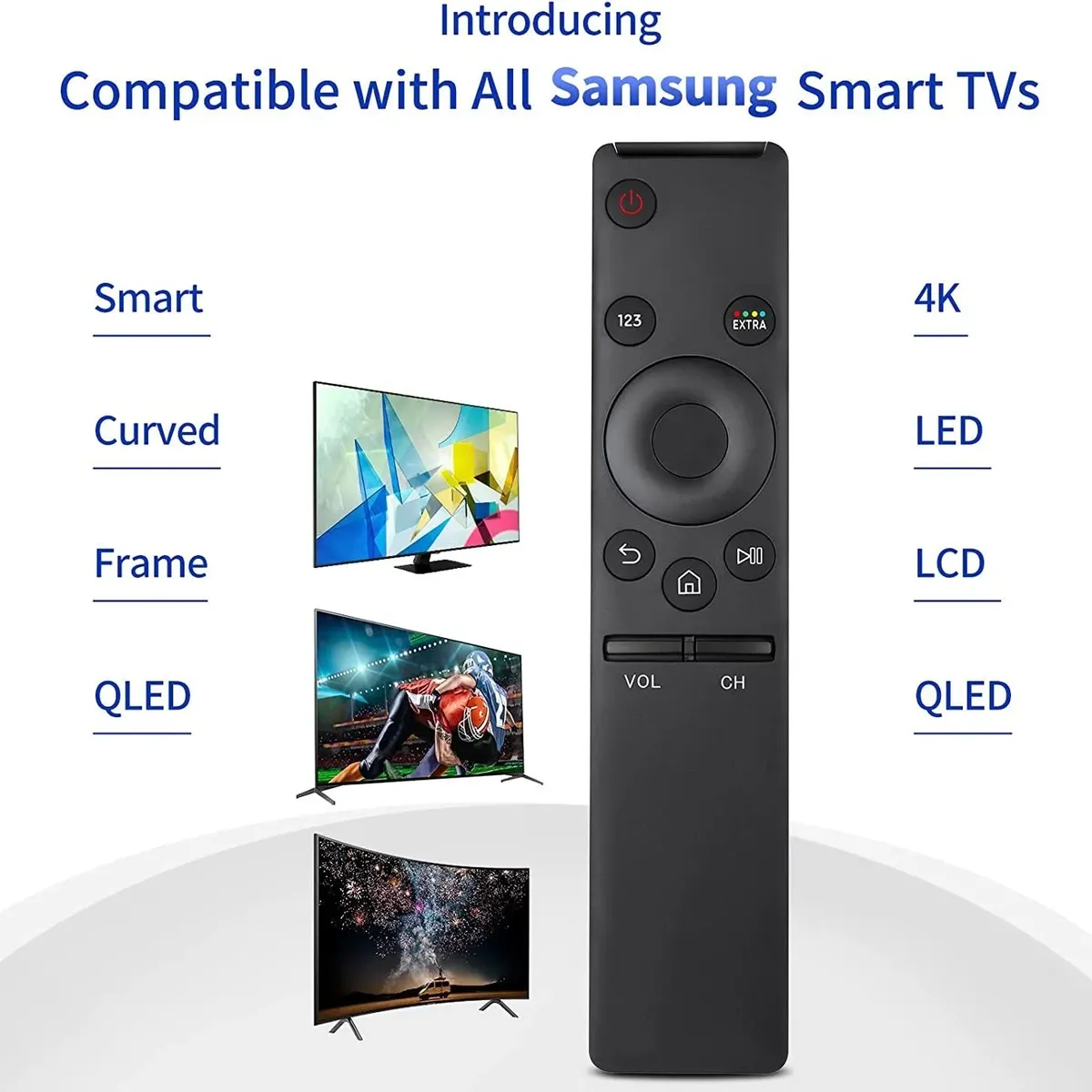 GENERICO - Control Remoto Para Samsung Smart Tv Frame