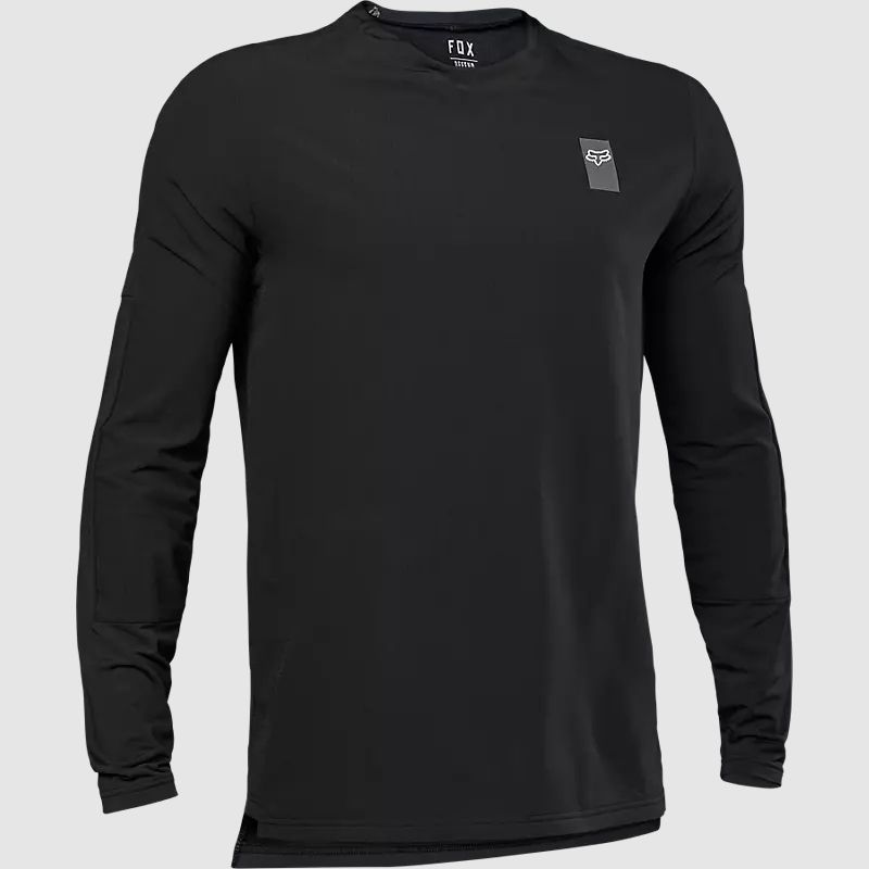 FOX - Polera Bicicleta Defend Thermal Manga Larga Negro Fox FOX