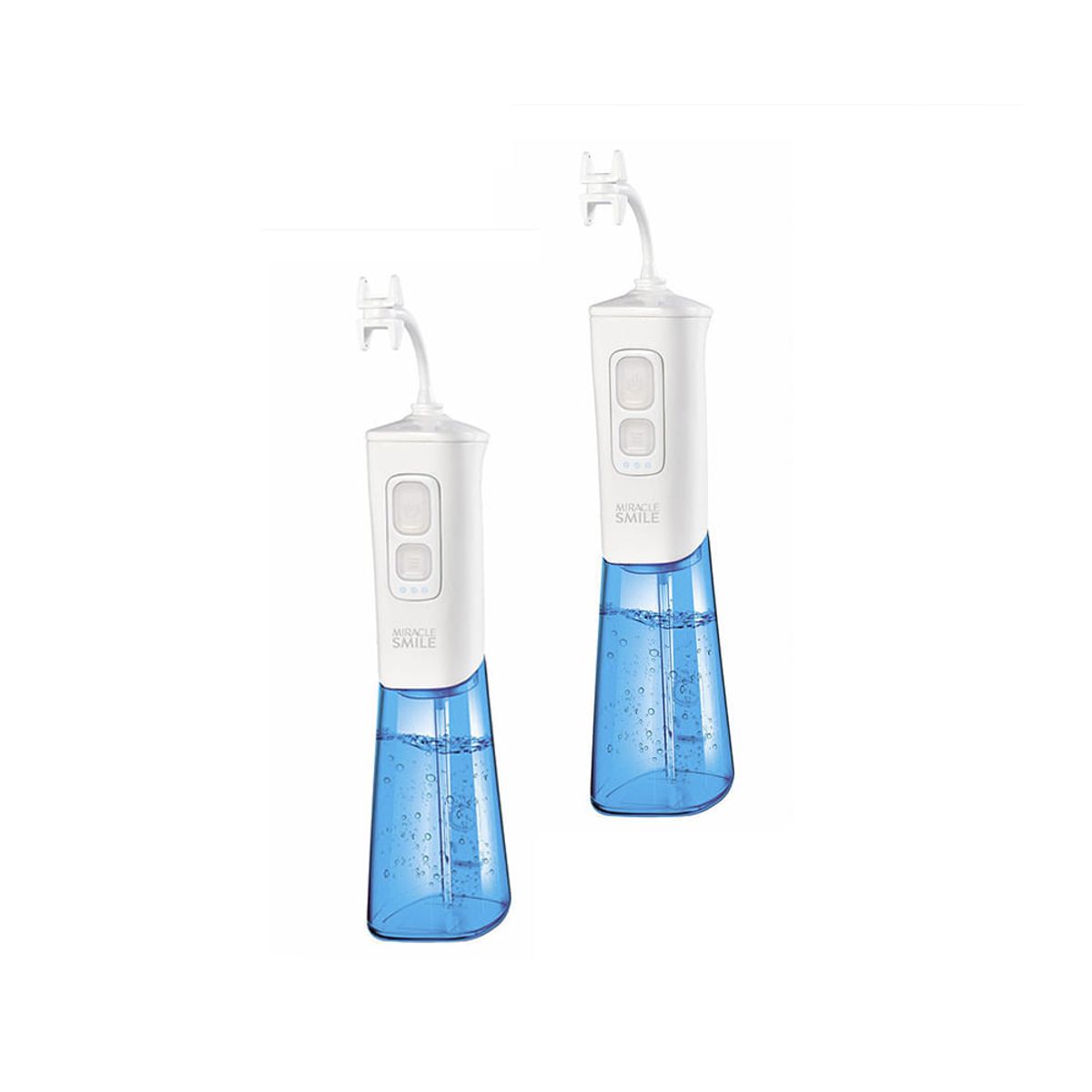 MIRACLE SMILE - 2 Miracle Smile Irrigador dental + 6 cabezales