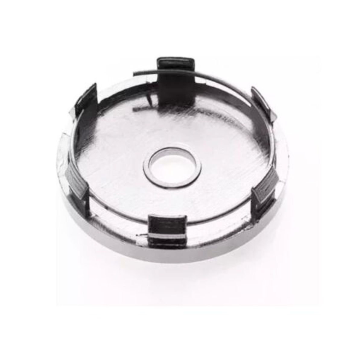 GENERICO - Tapa Centro Llanta Auto Hyundai 56mm Negra Logo Plata Unidad