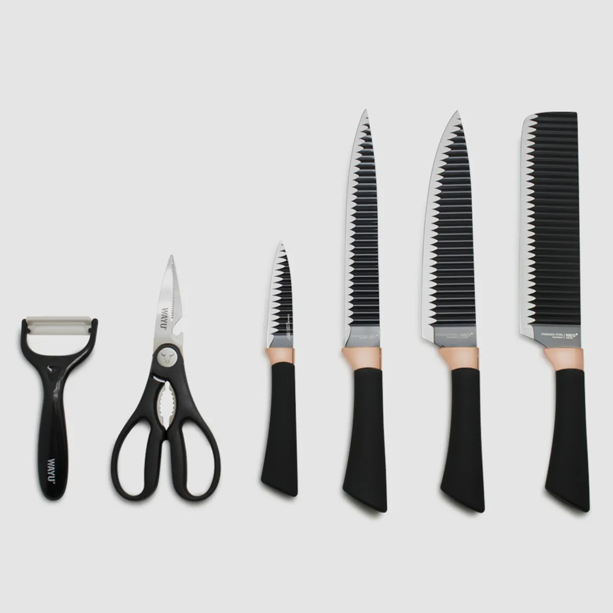 WAYU - Set Cuchillos Rolling Wayu