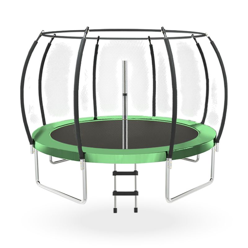 PWRFITNESS - Cama Elastica con malla y Escalera 4.88 mt 16 Ft PWRFitness