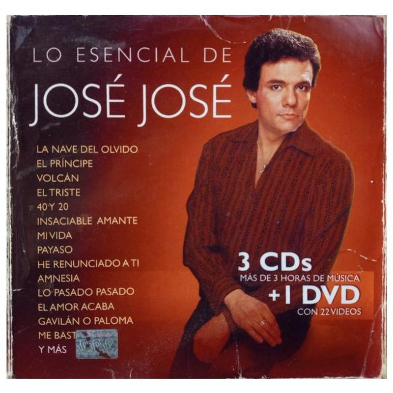 HITWAY MUSIC - JOSE JOSE - LO ESENCIAL (3CD+DVD) - CD HITWAY MUSIC