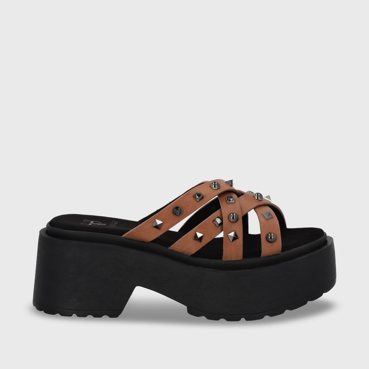 GOTTA - Sandalia Mujer Café Plataforma 45984 Gotta