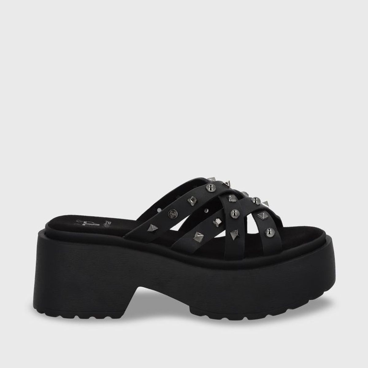 GOTTA - Sandalia Plataforma Negra Mujer 45984