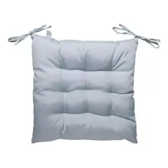 GENERICO - Cojin Terraza Silla Impermeable Gris 40x40 Pack X2 - S9970G