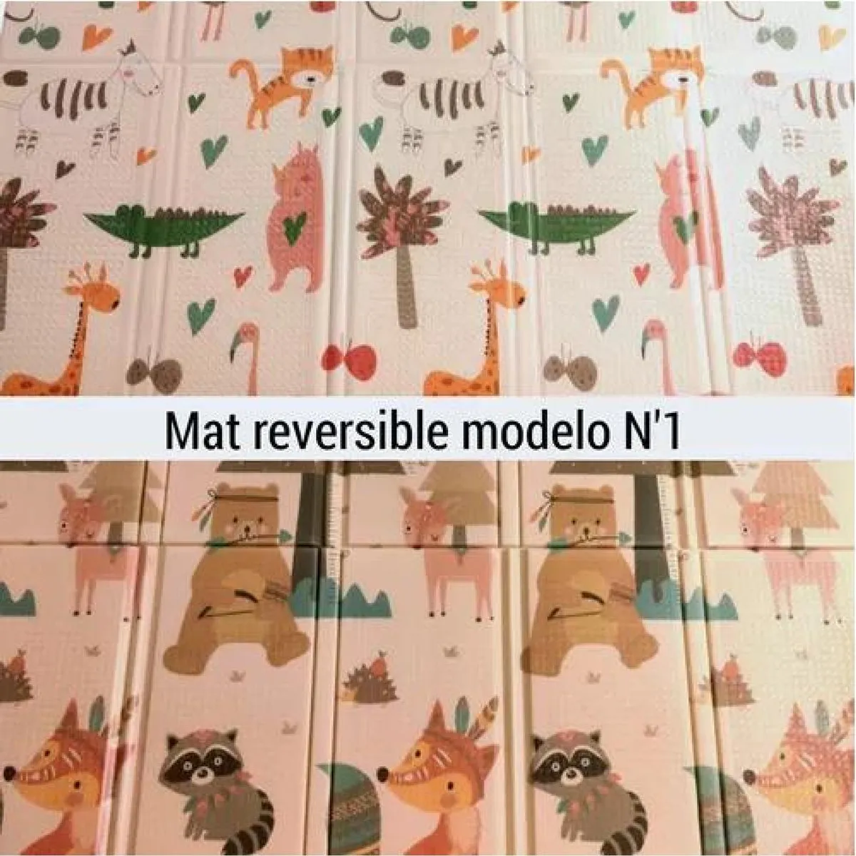 GENERICO - Alfombra Antigolpes Niño Bebe Con Bolso 150x200x2cm Premium