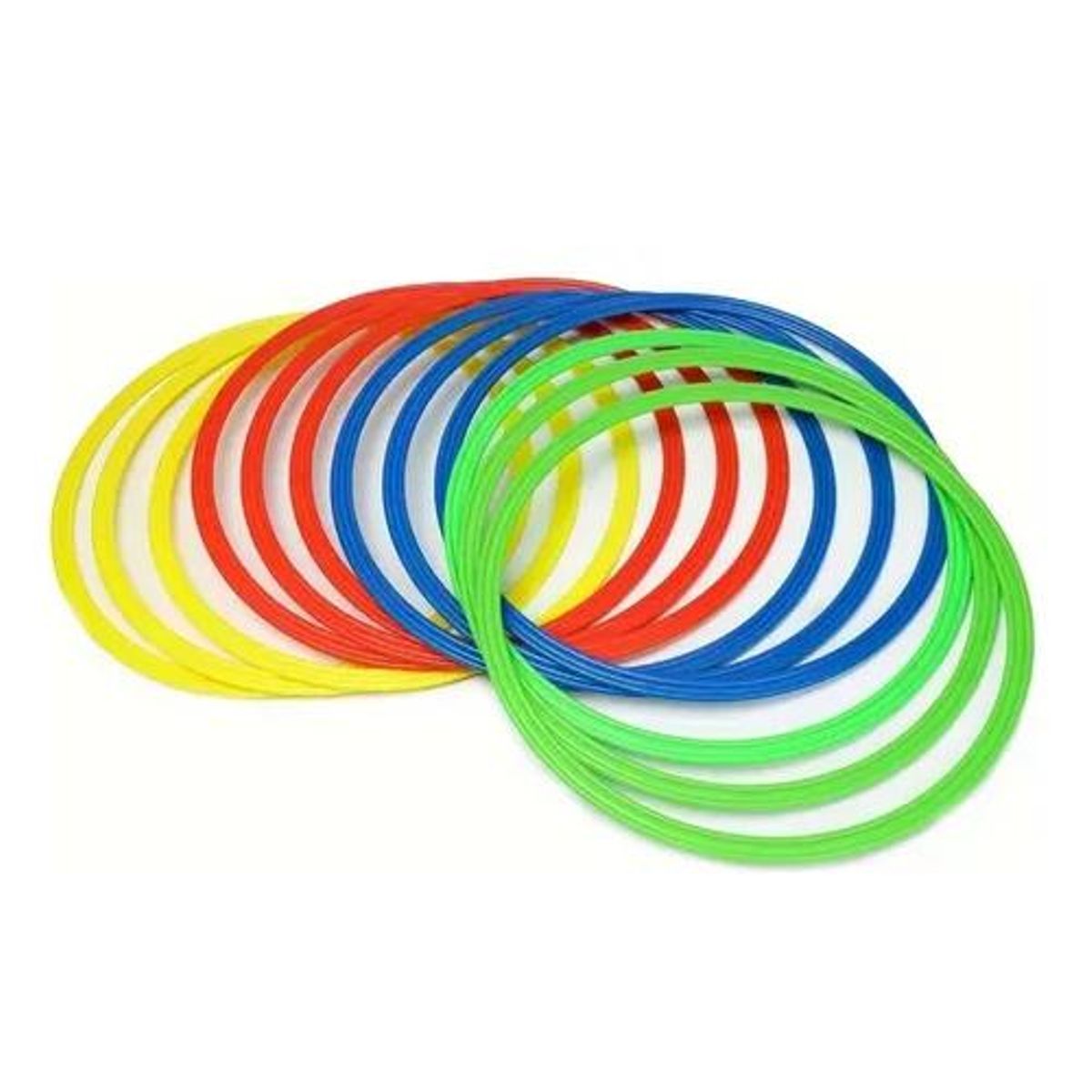 GENERICO - Set X12 Aros De Agilidad 40cm Entrenamiento Deporte Futbol