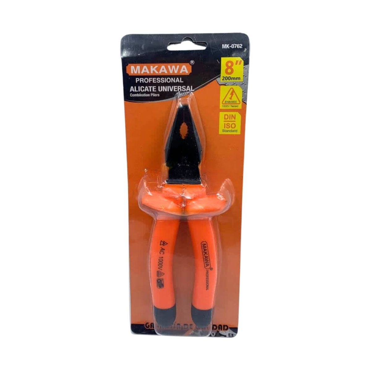 GENERICO - Alicate Universal 8 Pulgadas Aislacion Electrica Ferreteria
