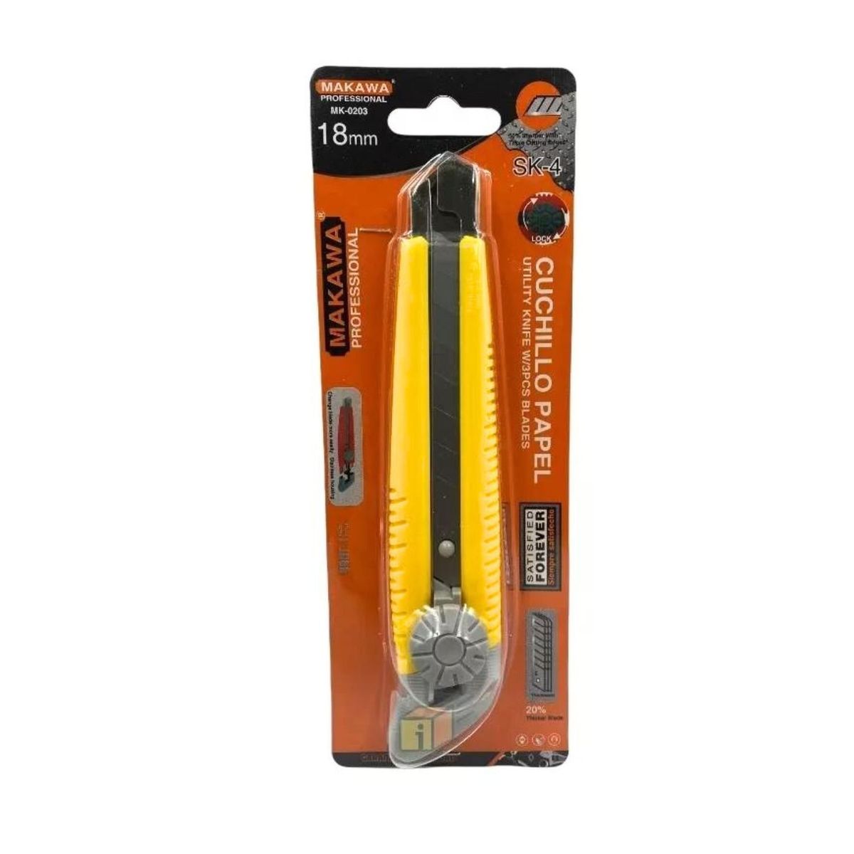 GENERICO - Cuchillo Cartonero Makawa Para Manualidades Trabajo Cuchillo