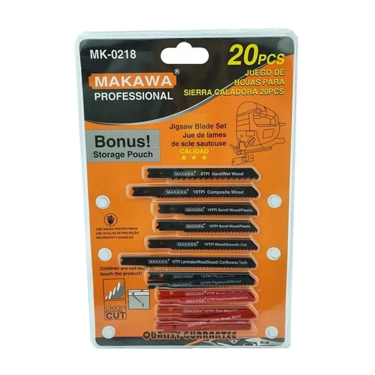 GENERICO - Set 20 Piezas Hojas para Sierra Caladora Profesional Ferreteria