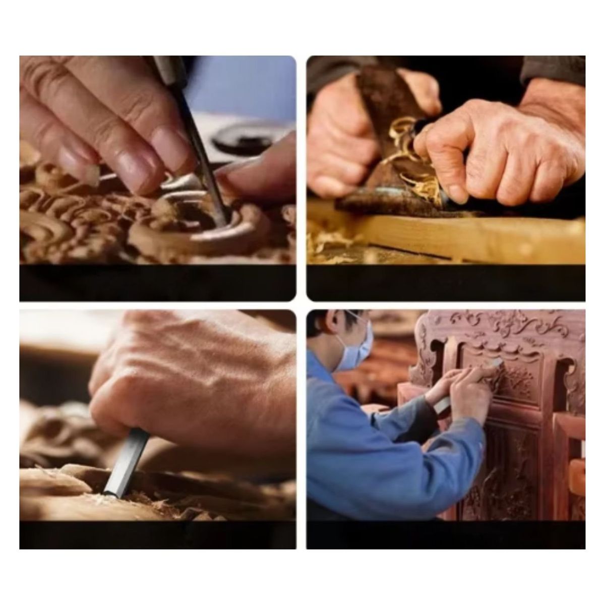 GENERICO - Formon de 12 Pulgadas Herramienta Profesional Ferreteria