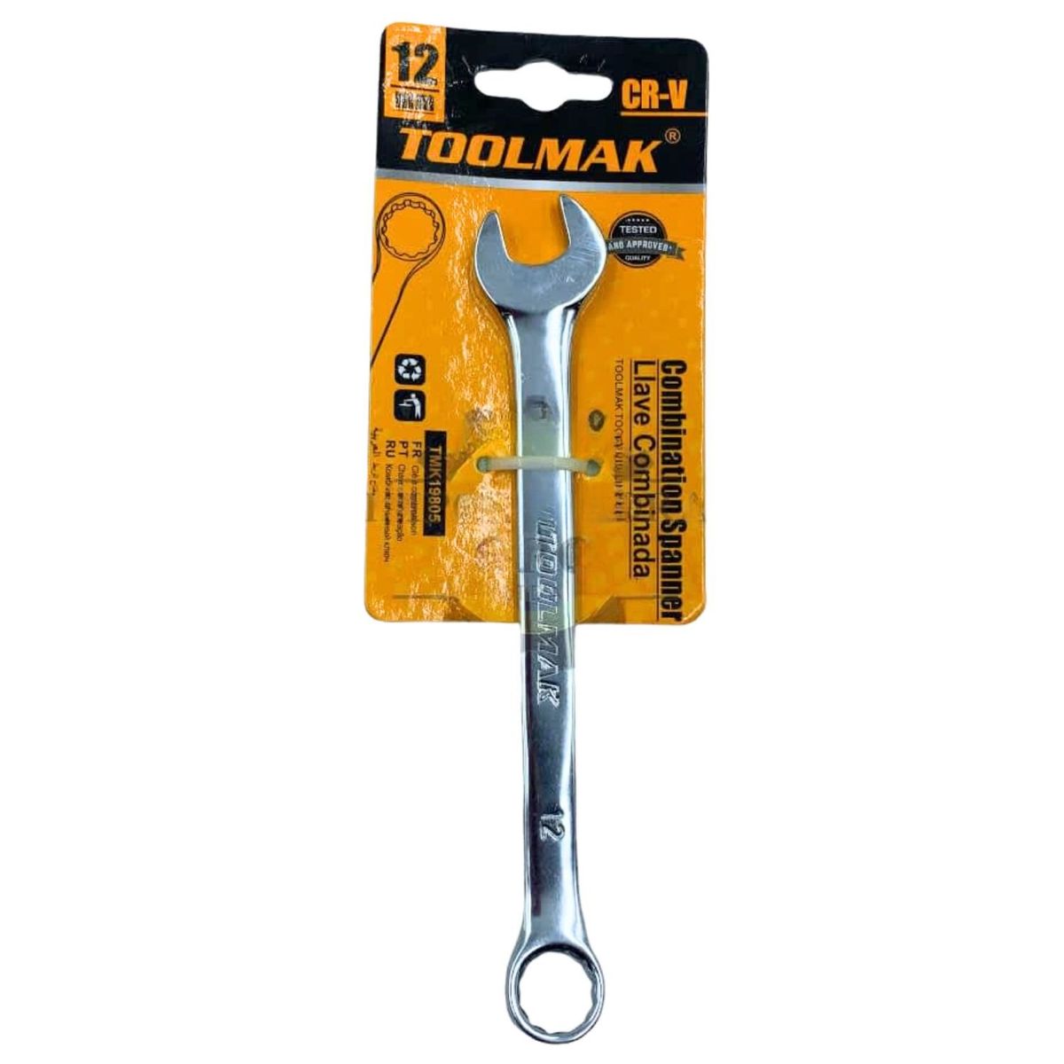 GENERICO - Llave Combinada Corona de 12mm Herramienta Ferreteria