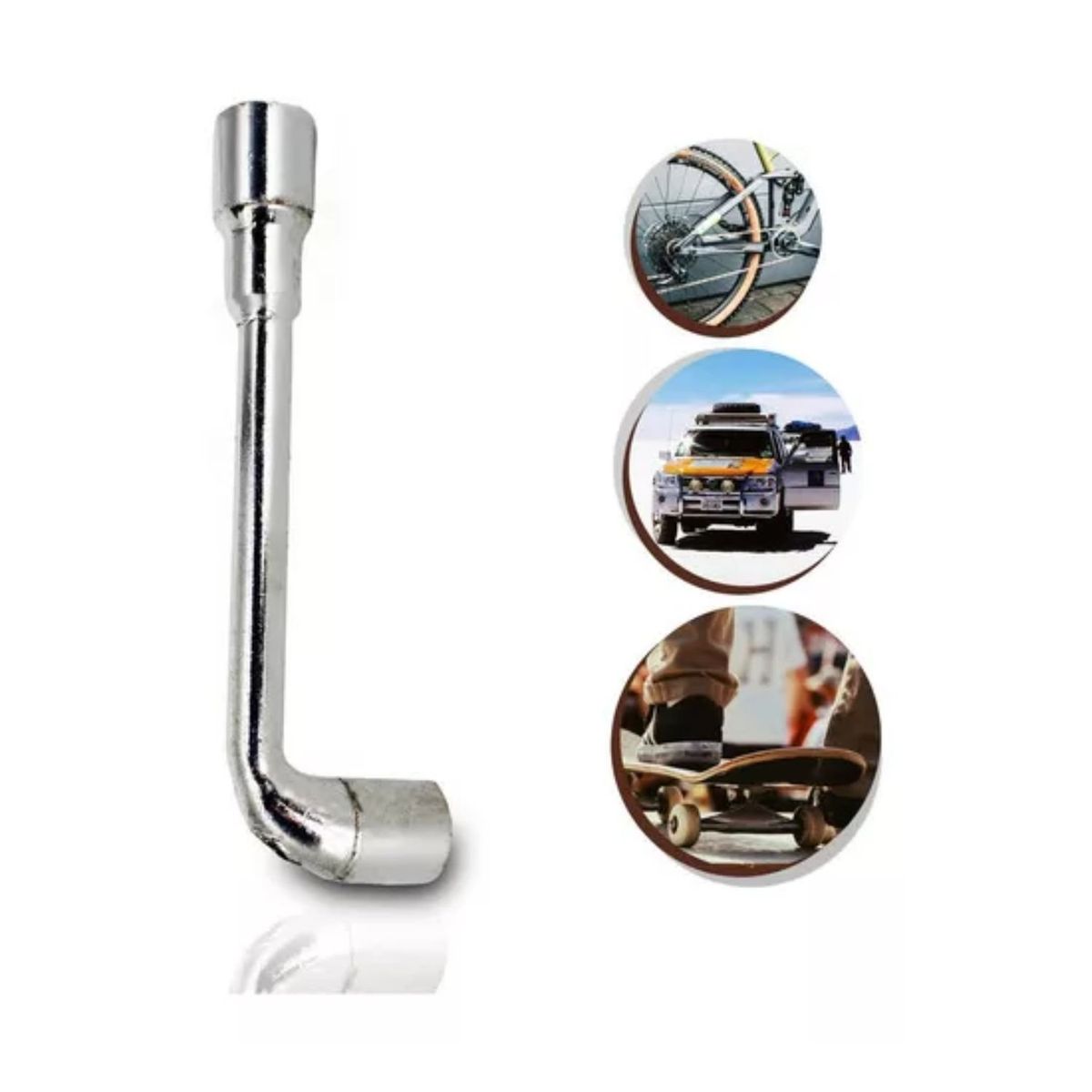 GENERICO - Llave Pipa de 13mm Acero Herramienta Profesional Ferreteria