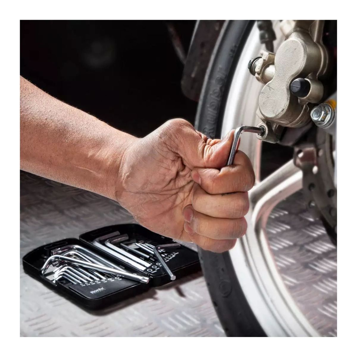 GENERICO - Set Llaves Allen Bola M 9 Pzas Herramienta Profesional