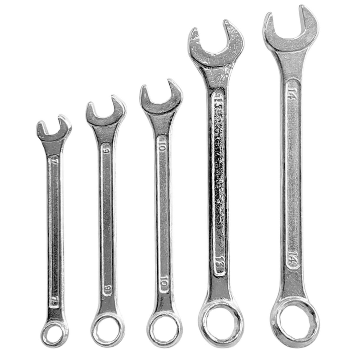 GENERICO - Set Llave Punta Corona 5 Pzas 10-17mm Herramienta Profesional