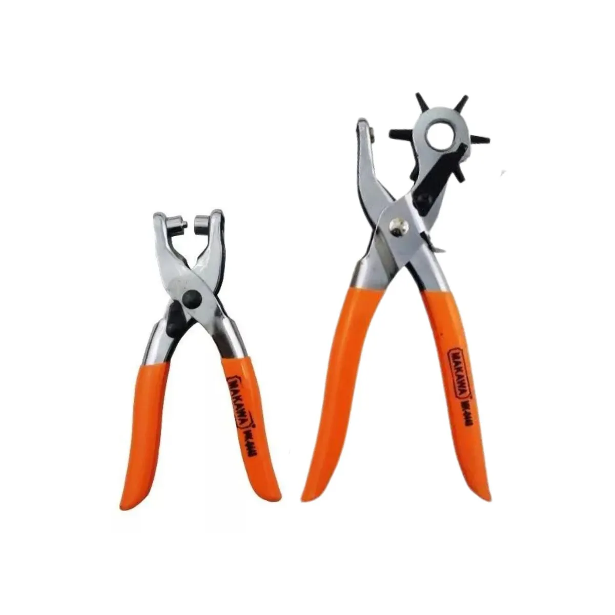 GENERICO - Alicate Sacabocado 2 Piezas Orificios Cinturon Herramienta