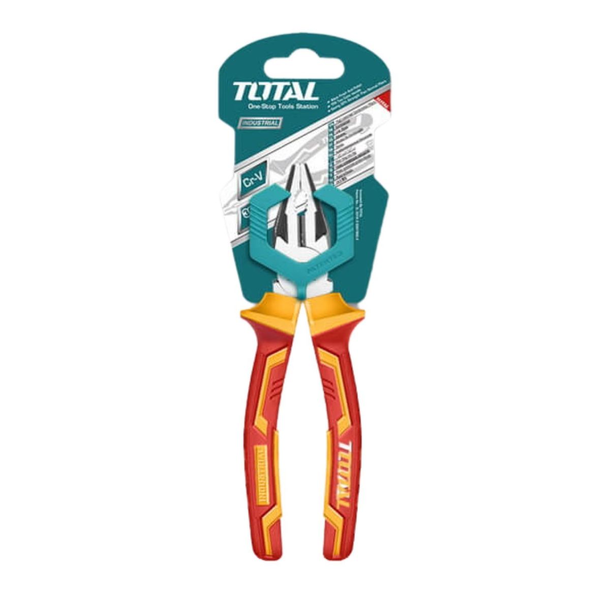 TOTAL - Alicate Universal 8 Pulgadas Resitencia Electrica Ferreteria