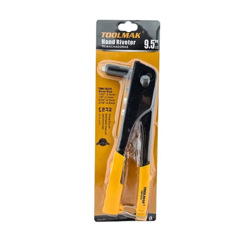 GENERICO - Remachadora Manual 24cm Multiples Medidas Acero Ferreteria