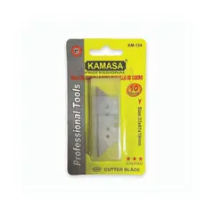 GENERICO - Set de 10 Repuestos Para Cartonero Corto Cuchillo Kamasa