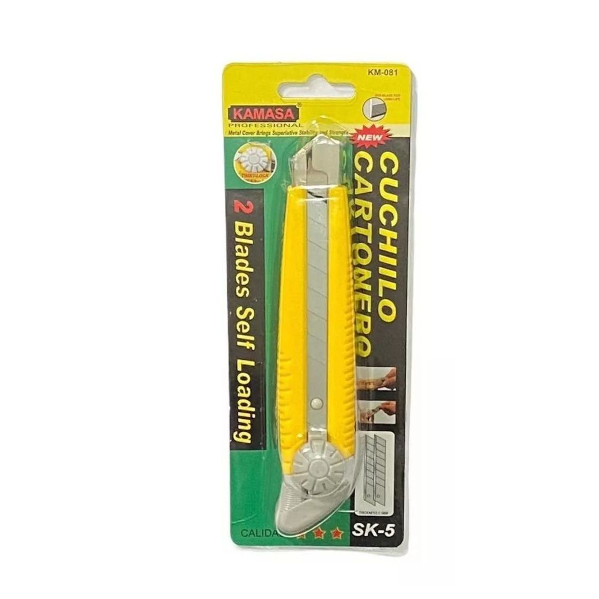 GENERICO - Cuchillo Cartonero Kamasa Para Manualidades Trabajo Cuchillo