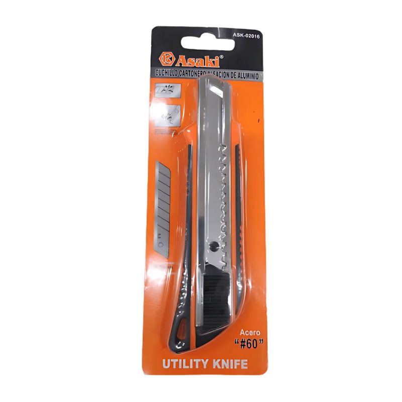 GENERICO - Cuchillo Cartonero Asaki Para Manualidades Trabajo Cartonero