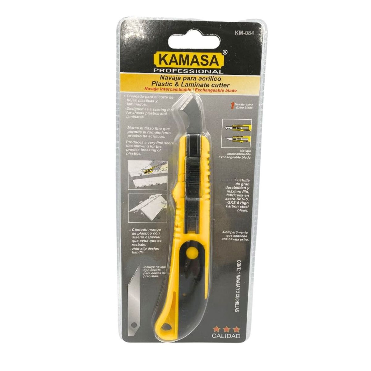 GENERICO - Cuchillo Cartonero Para Calar Kamasa Manualidades Trabajo