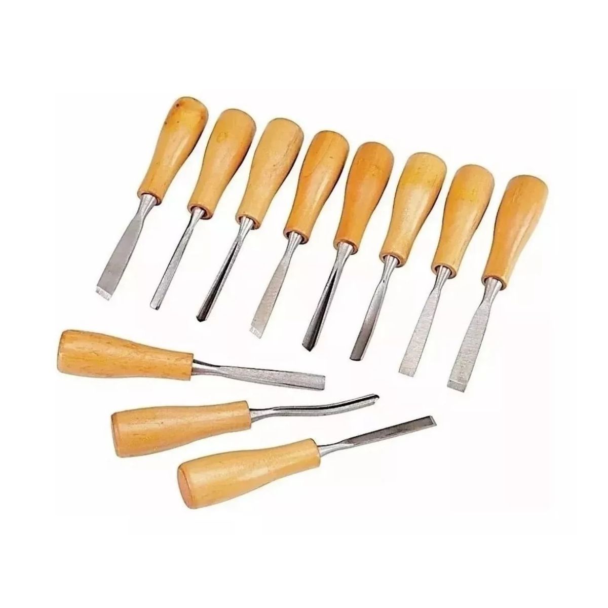 GENERICO - Set Juego de Gubias 11 Pzas Herramienta Profesional