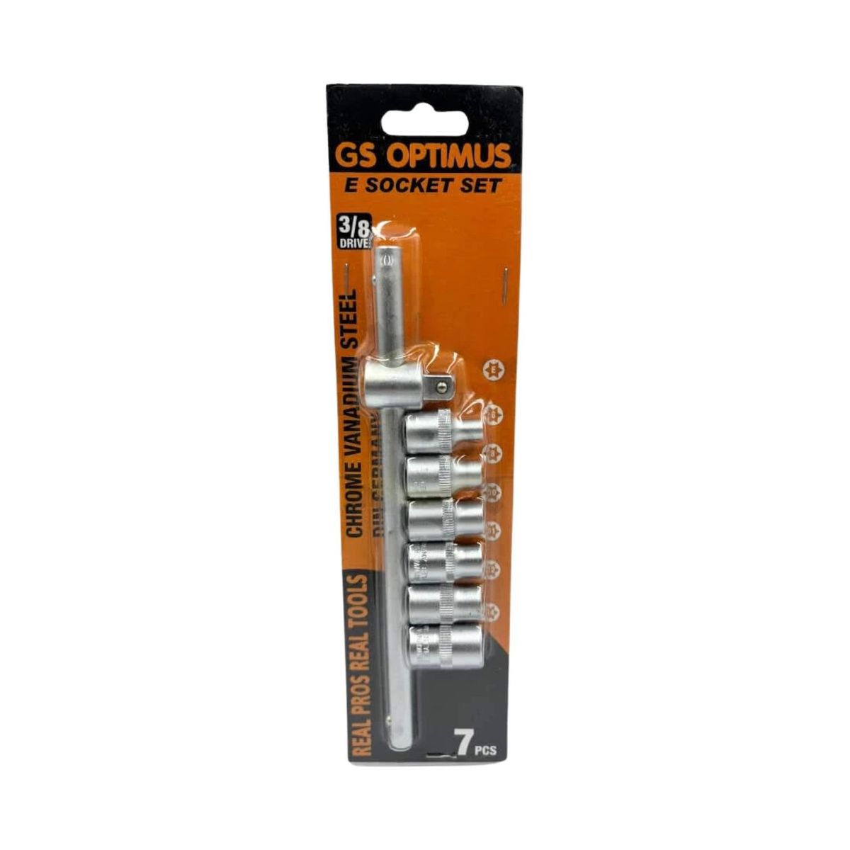 GENERICO - Set Juego 7 Pzs Dado Estrella 3/8 Pulgadas Herramienta Profesional