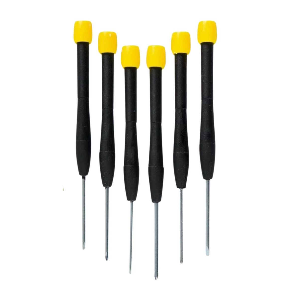 GENERICO - Set Destornilladores de Precision 6 Pzas Ergonomicos Ferreteria