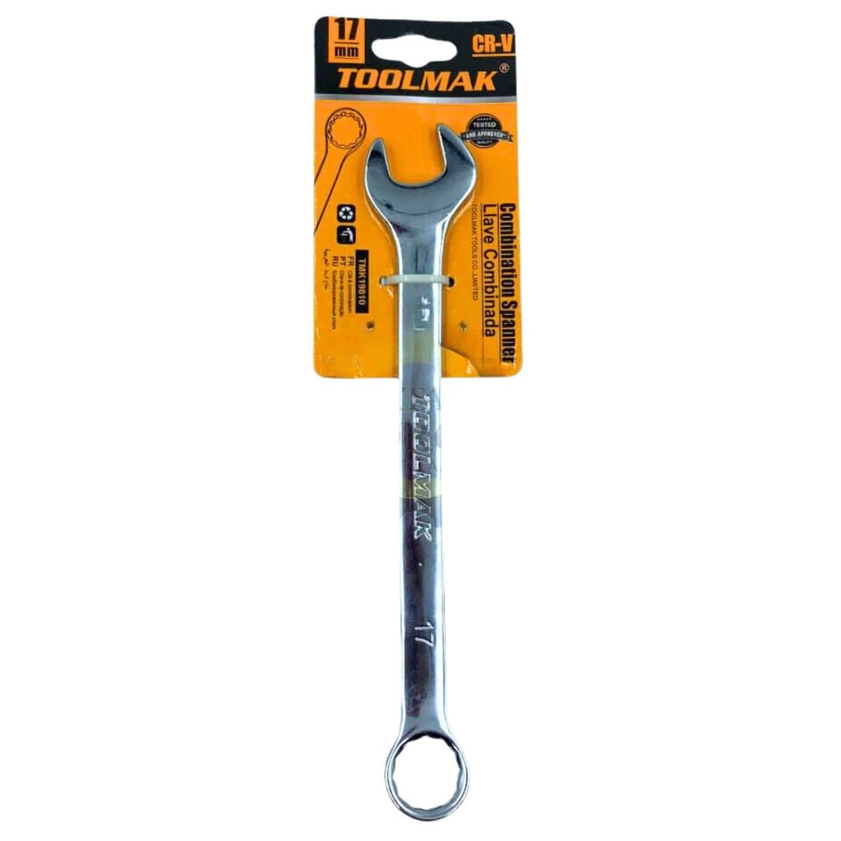 GENERICO - Llave Combinada Corona de 17mm Herramienta Ferreteria