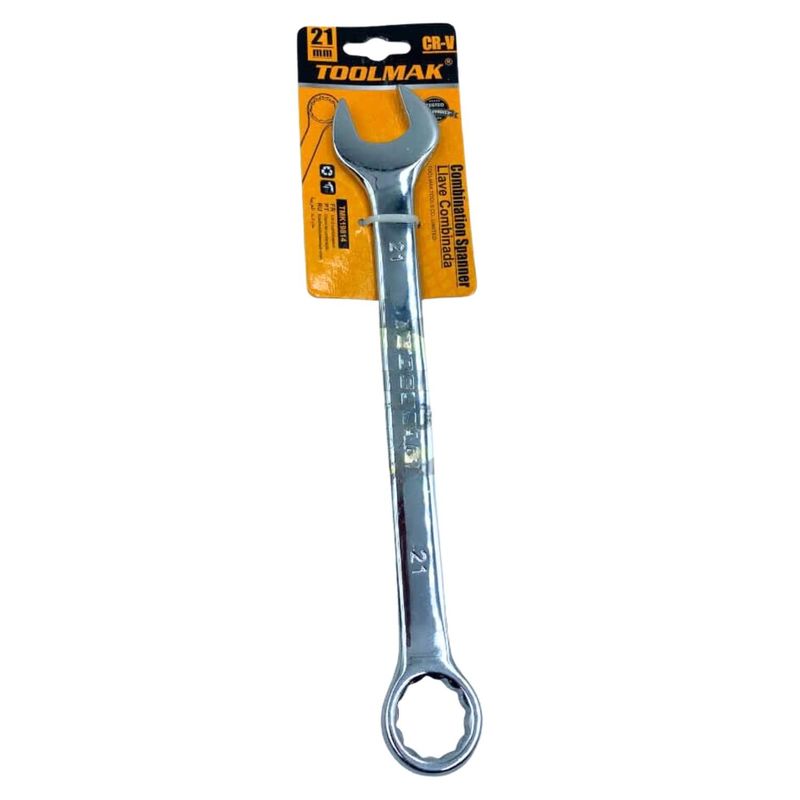 GENERICO - Llave Combinada Corona de 21mm Herramienta Ferreteria