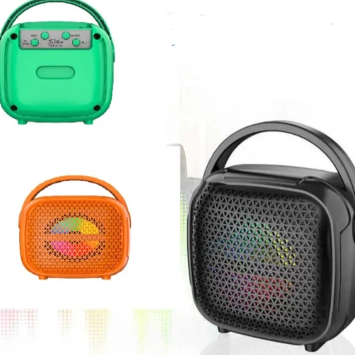 GENERICO - Parlante Bluetooth con radio y luz