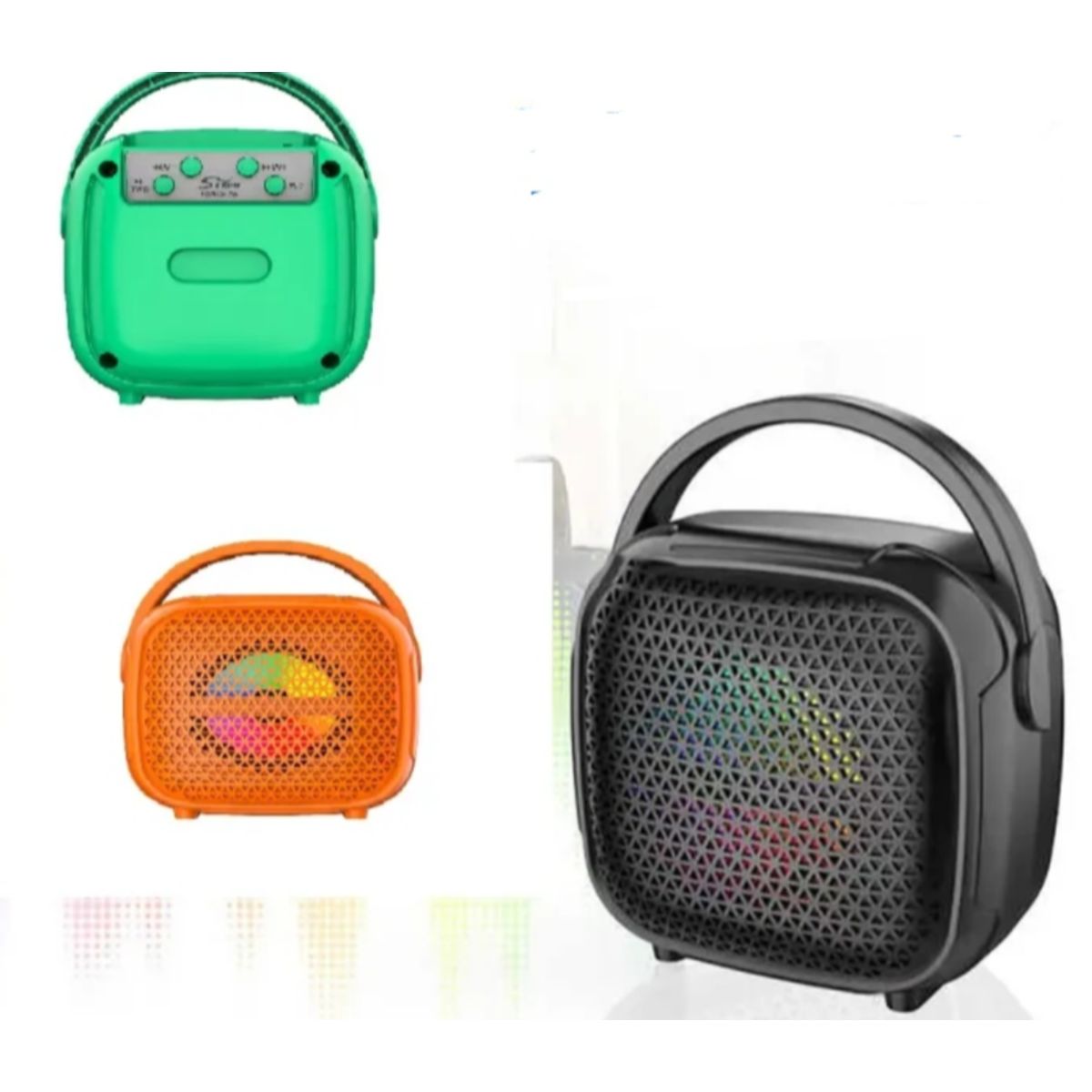 GENERICO - Parlante Bluetooth con radio y luz