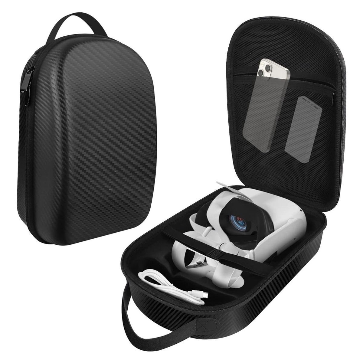 GENERICO - Bolso Antigolpes Transporte Fibra Para Meta oculus Quest 2