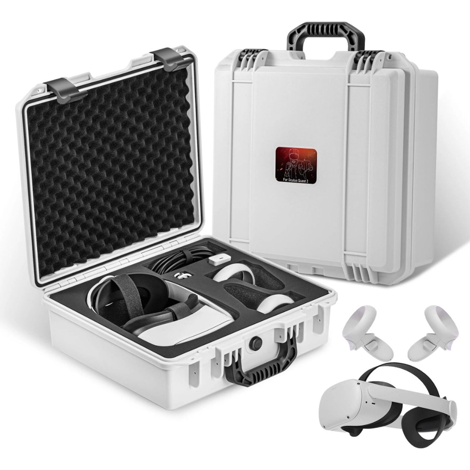 その他  Quest 2 GENERICO Maleta Rígida Antigolpes Impermeable Para Oculus Quest 2
