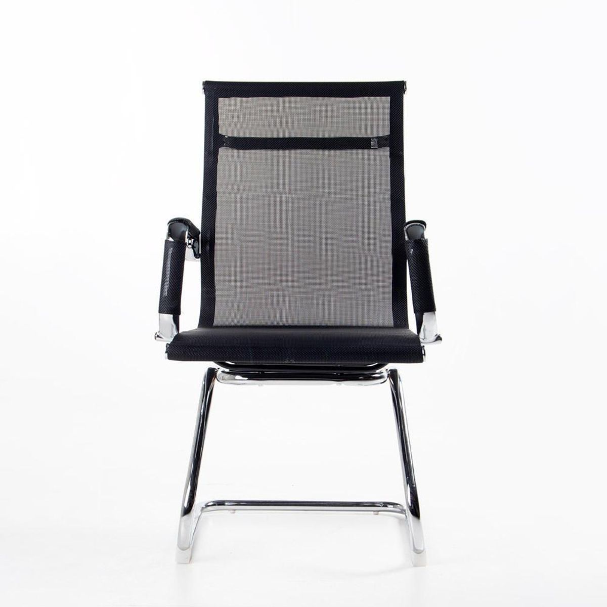 SPAZZIO - Silla Executive baja negra 55x55x100 cm